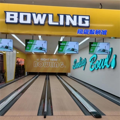 Hot Sale New Indoor Bowling Alley Equipment Set Wood Bowling Lane Manufacturer Price on Sale