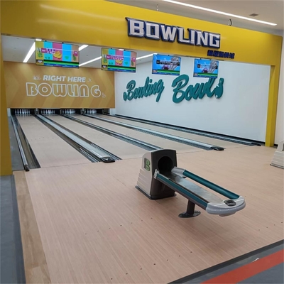 Hot Sale New Indoor Bowling Alley Equipment Set Wood Bowling Lane Manufacturer Price on Sale