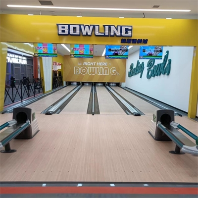 Hot Sale New Indoor Bowling Alley Equipment Set Wood Bowling Lane Manufacturer Price on Sale