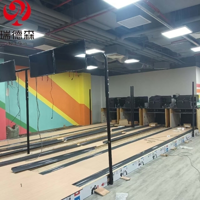 Hot Sale Indoor Mini Bowling Set Wooden Lanes Sports Entertainment Equipment for Kids and Adults