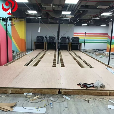 Hot Sale Indoor Mini Bowling Set Wooden Lanes Sports Entertainment Equipment for Kids and Adults