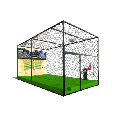 Outstanding Quality New Indoor Screen Baseball Training Simulator With Ar Projection Wall