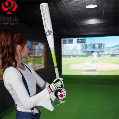 China Supplier AR Experience Indoor Professional Baseball Simulator Enclosure