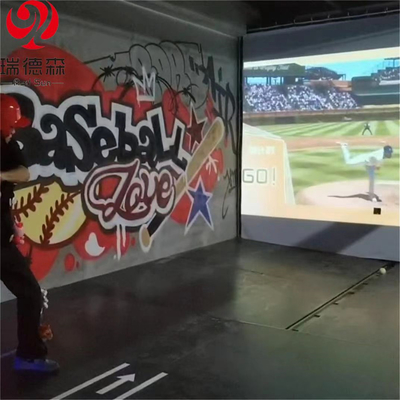 China Supplier AR Experience Indoor Professional Baseball Simulator Enclosure