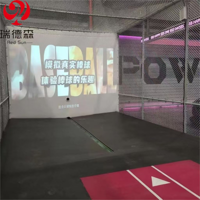 China Supplier AR Experience Indoor Professional Baseball Simulator Enclosure
