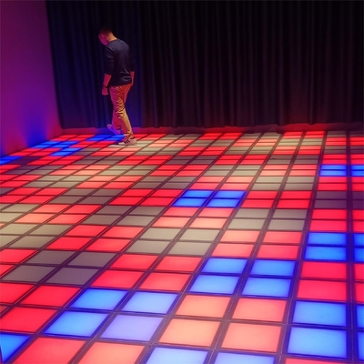 2024 New Entertainment Interactive Room Game LED Floor Light LED Jumping Gird