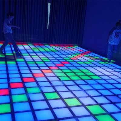 2024 New Entertainment Interactive Room Game LED Floor Light LED Jumping Gird