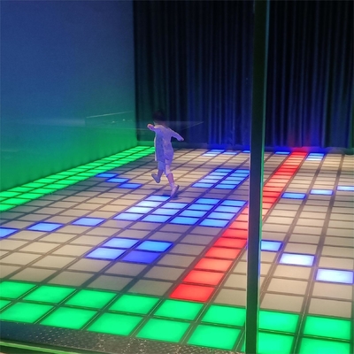 2024 New Entertainment Interactive Room Game LED Floor Light LED Jumping Gird