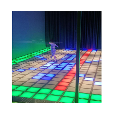 Modern China LED Room Floor Interactive Room Game Light LED Jumping Grid Game
